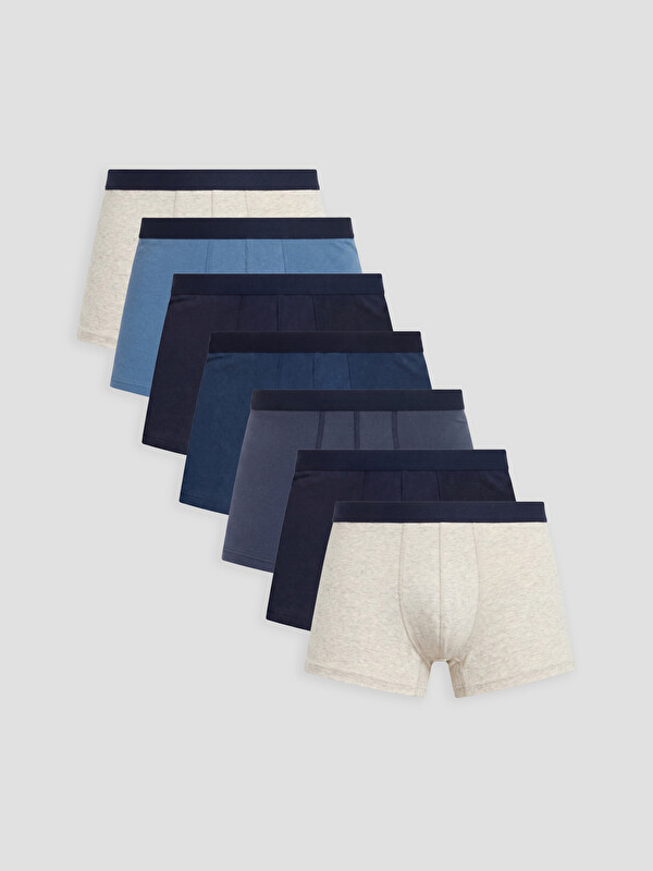 LC WAIKIKI Pamuklu Erkek Kumaş Erkek Boxer 7'li