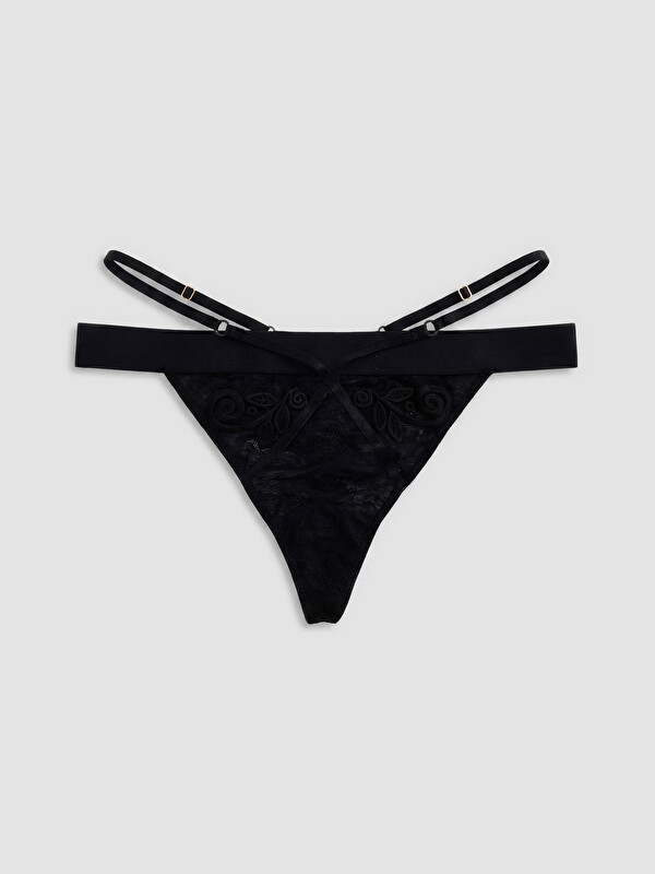 LCW DREAM Čipkaste elegantne tanga gaćice