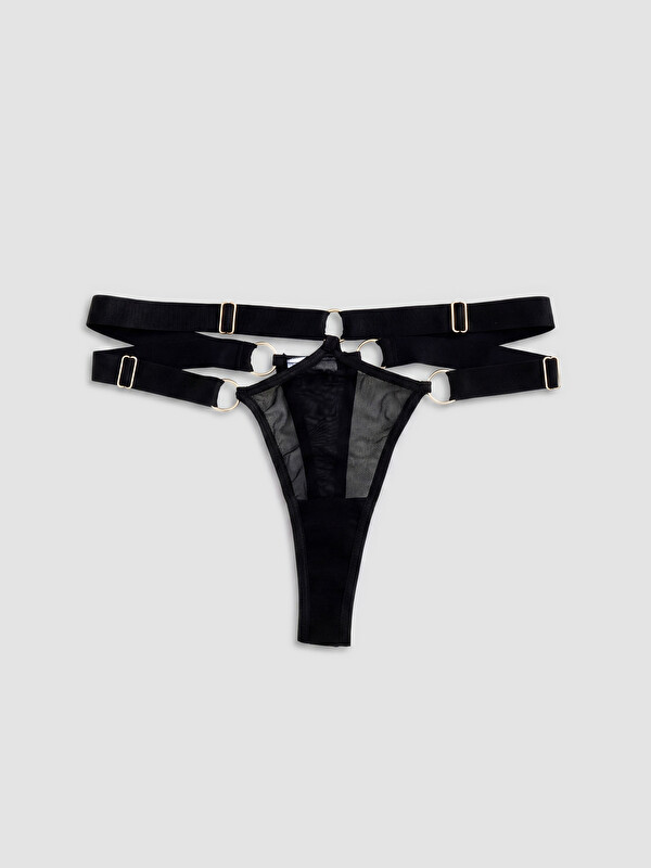 LCW DREAM Tulle Fancy Thong Knickers