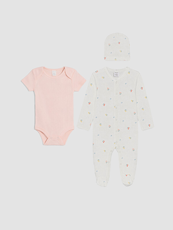 LCW baby Vajzë e vogël Ngjyre Pana Set