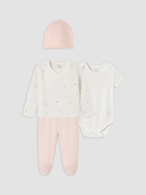 LCW baby Baskılı Kız Bebek Takım