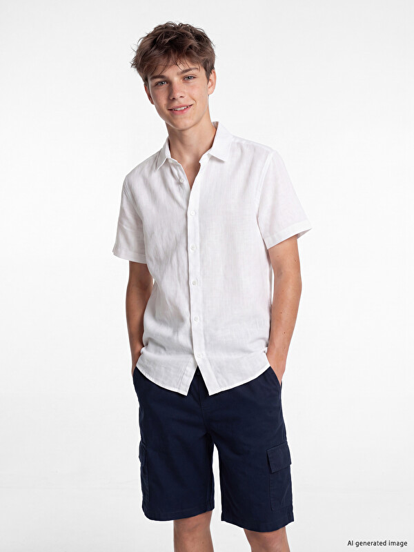 LCW Kids Regular Fit Erkek Çocuk Gömlek