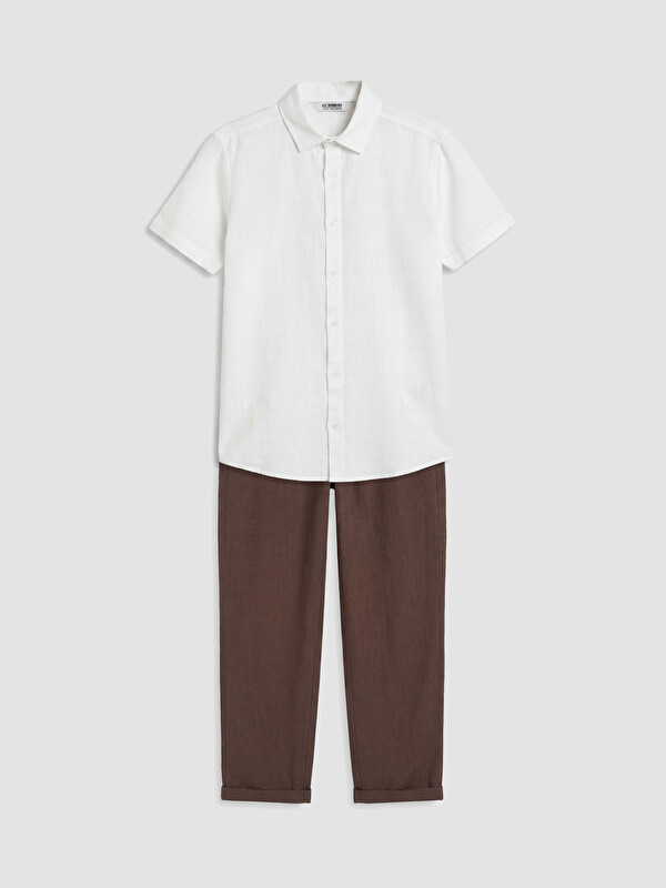 LCW Kids Erkek Çocuk Gömlek ve Pantolon Takım