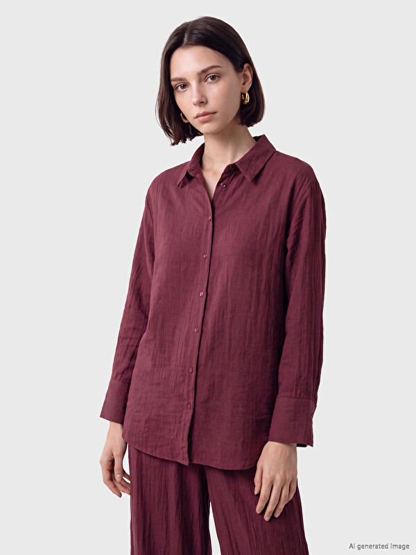LCW Modest Dokulu Kadın Gömlek Tunik
