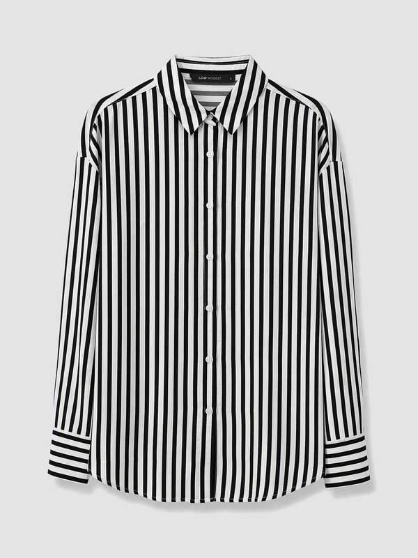 LCW Modest قميص اسود نساء
