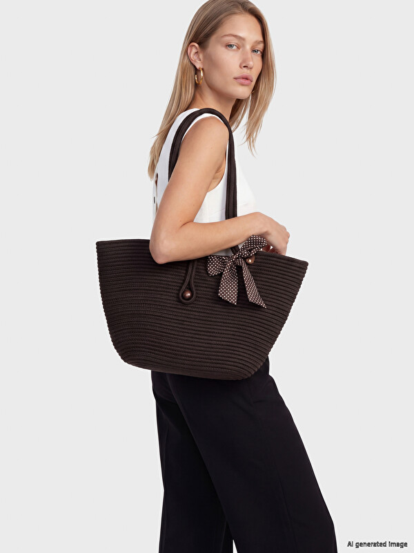 LCW ACCESSORIES Bow Detailed Women's Shoulder Bag