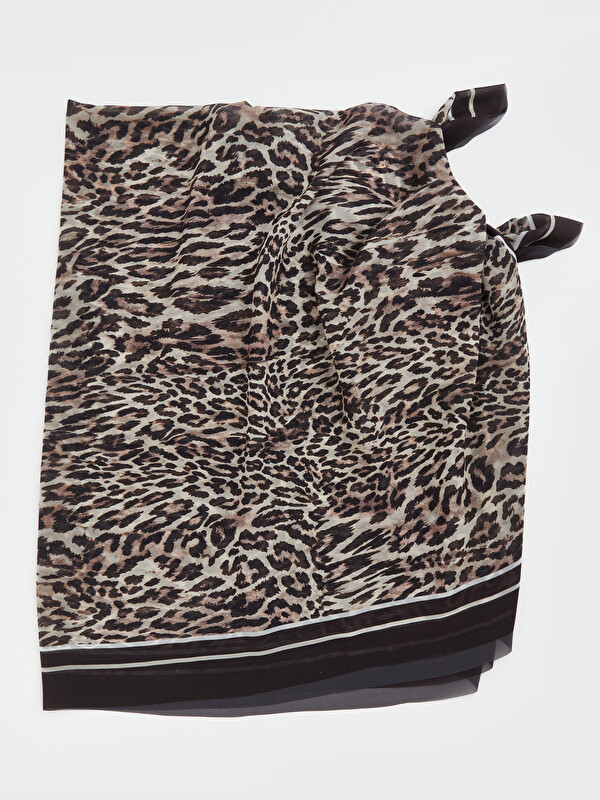 Soulife Leopar Desenli Kadın Pareo