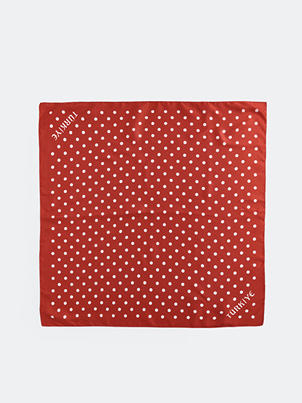 LCW Modest Puantiyeli ve Türkiye Baskılı Kadın Bandana