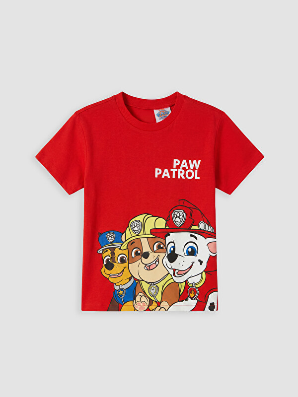 LCW Kids Paw Patrol Baskılı Erkek Çocuk Tişört