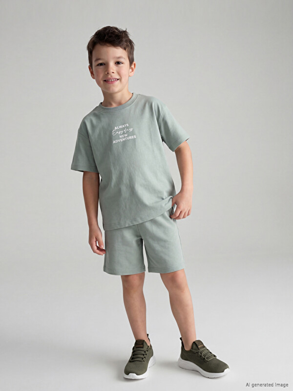 LCW Kids Baskılı Erkek Çocuk Takım