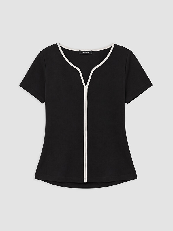 LCW EVERYDAY Kaçık Yaka Peplum Bluz