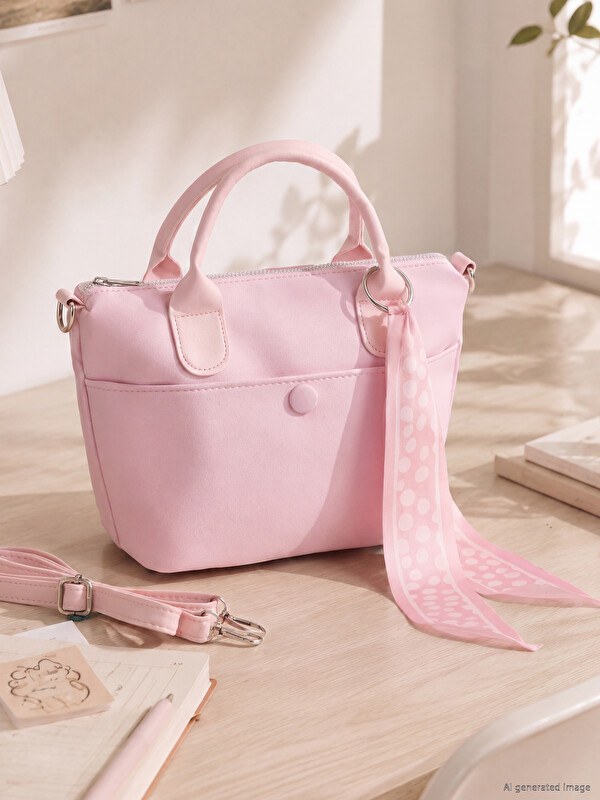 LCW ACCESSORIES შარფის აქსესუარი გოგონების ხელის და მხრის ჩანთა