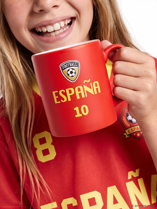 LCW HOME İspanyol Baskılı Seramik Kupa 320 ml