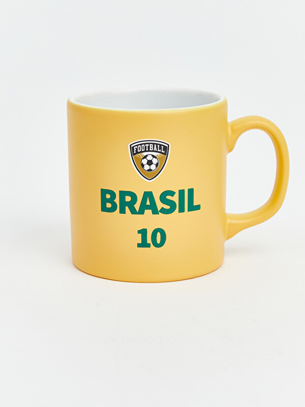 LCW HOME Futbol Temalı Brezilya Baskılı Seramik Kupa