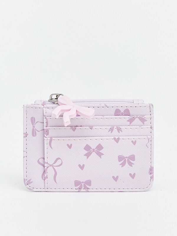 LCW ACCESSORIES Fiyonk Desenli Kız Çocuk Cüzdan