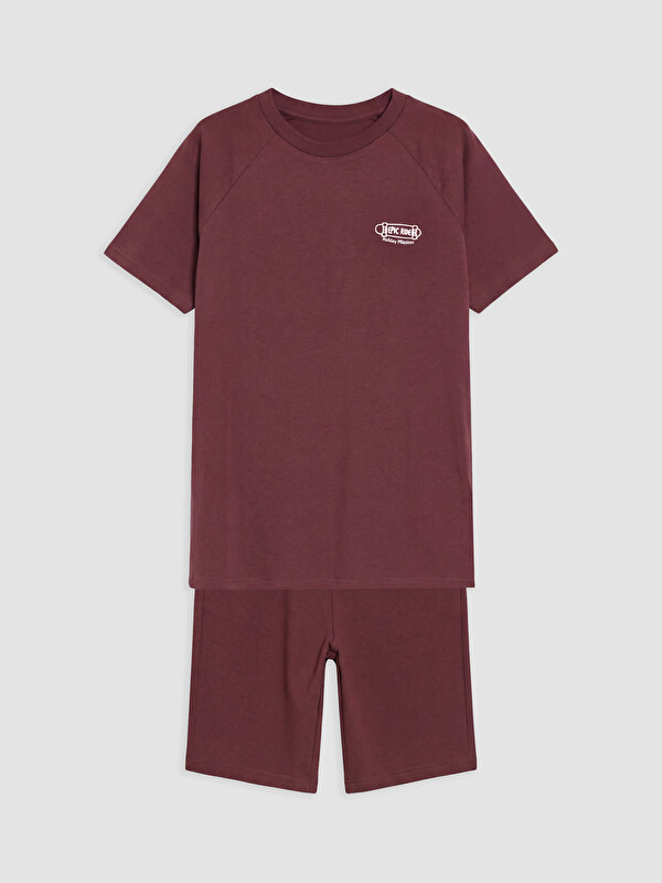LCW Kids Beli Lastikli Erkek Çocuk Şortlu Takım