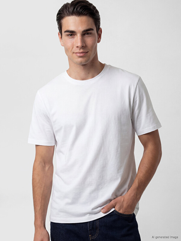 LCWAIKIKI Classic Crew Neck Regular Fit Men's T-Shirt