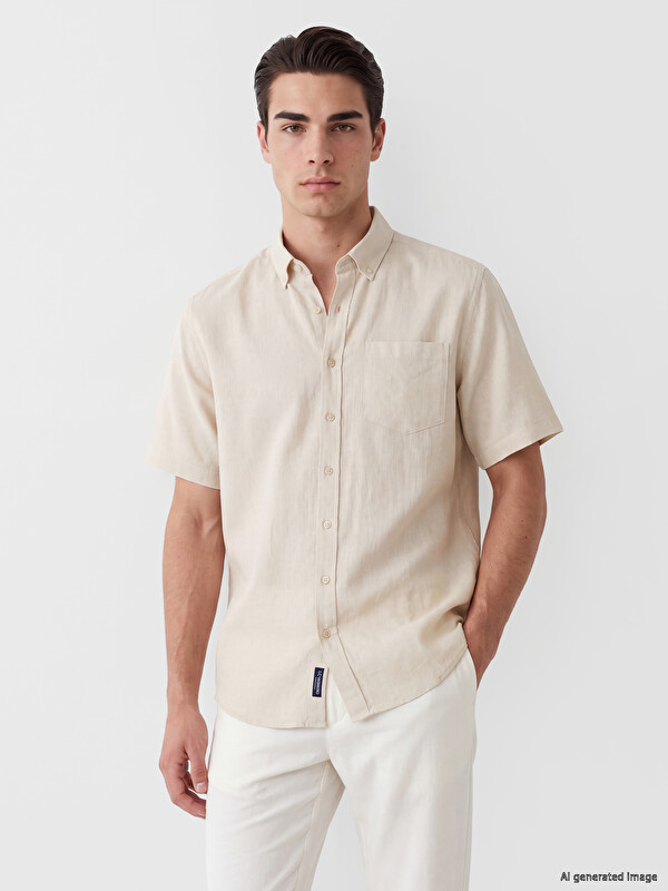 LCWAIKIKI Classic Regular Fit Poplin Men's Shirt