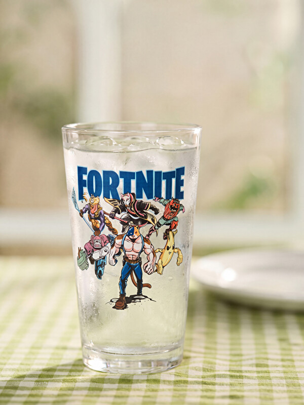 LCW HOME Fortnite Baskılı Cam Bardak 550 ml