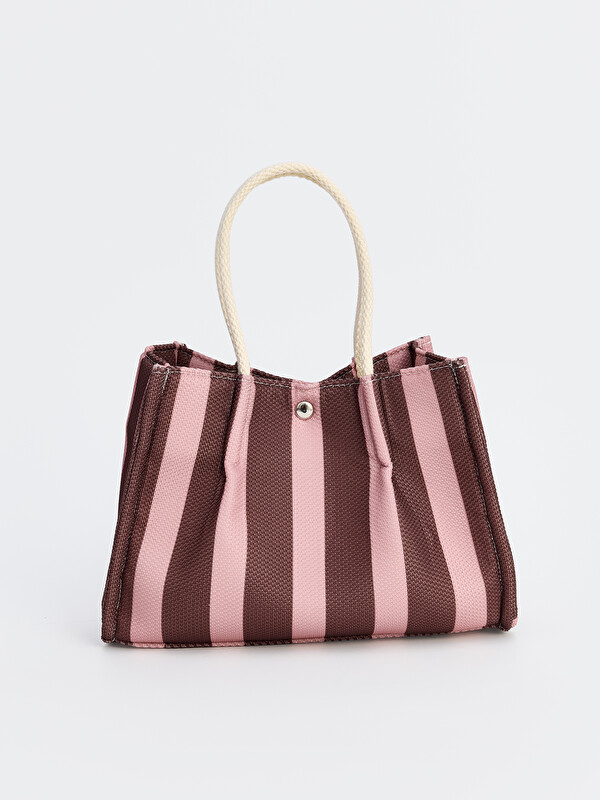 LCW ACCESSORIES Çizgili Desenli Kız Çocuk Kol Çantası