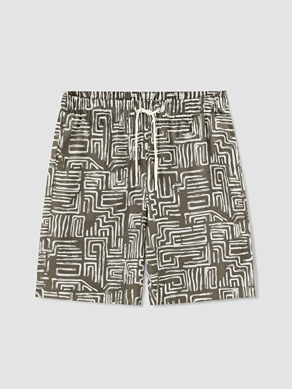 LCW SWIMWEAR Desenli Erkek Deniz Şortu