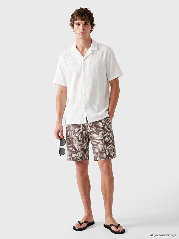 LCW SWIMWEAR Patterned Men's Swimming Shorts
