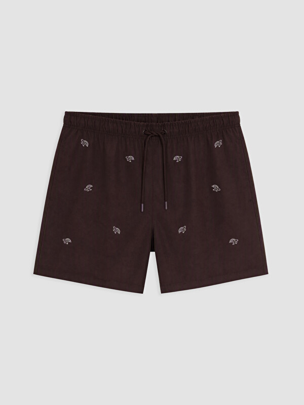 LCW SWIMWEAR Kısa Boy Desenli Erkek Deniz Şortu