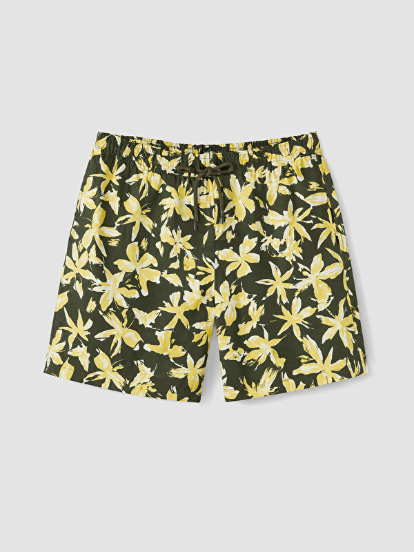 LCW SWIMWEAR Kısa Boy Desenli Erkek Deniz Şortu
