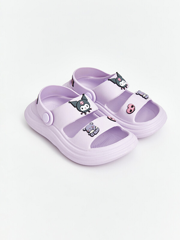 LCW STEPS Kuromi Baskılı Kız Çocuk Sandalet