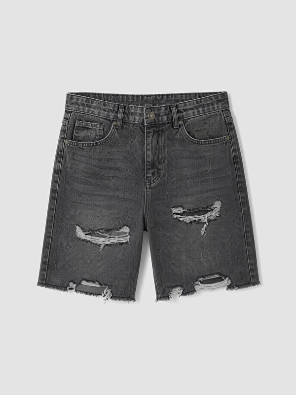 LCW Jeans Regular Fit Erkek Jean Şort