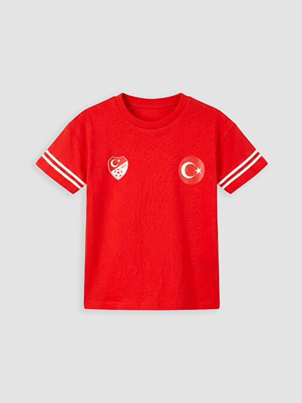 LCW Kids Türkiye Baskılı Erkek Çocuk Tişört