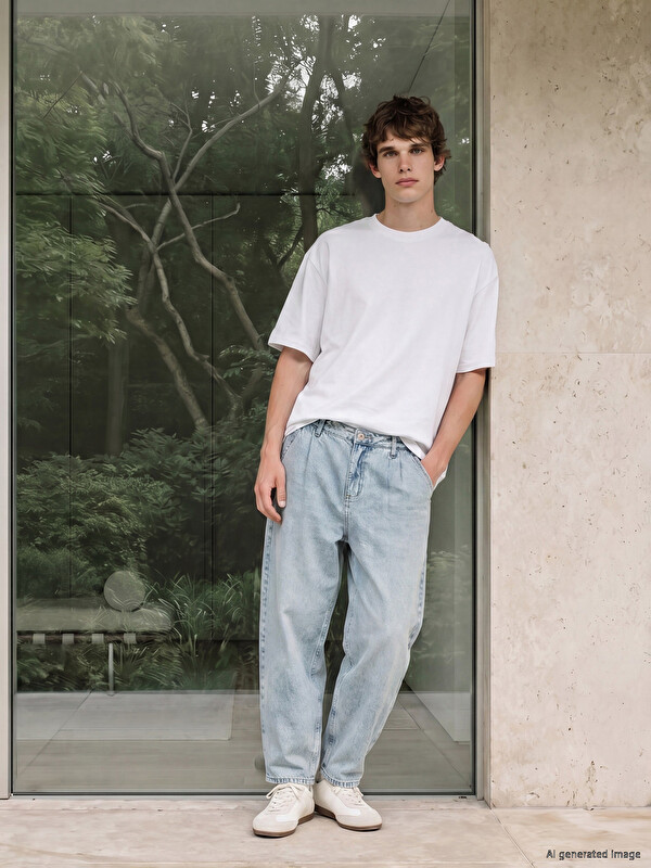 XSIDE Loose Fit Erkek Jean Pantolon