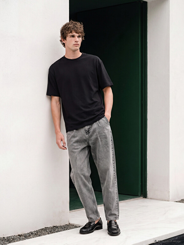 XSIDE Loose Fit Erkek Jean Pantolon