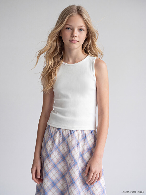 LCW Kids Crew Neck Girls' Tank Top