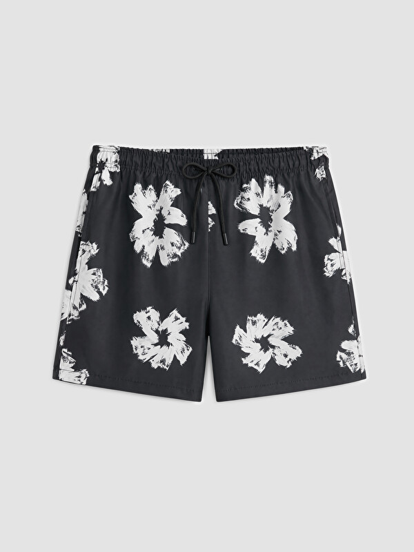 LCW SWIMWEAR Kısa Boy Desenli Erkek Deniz Şortu