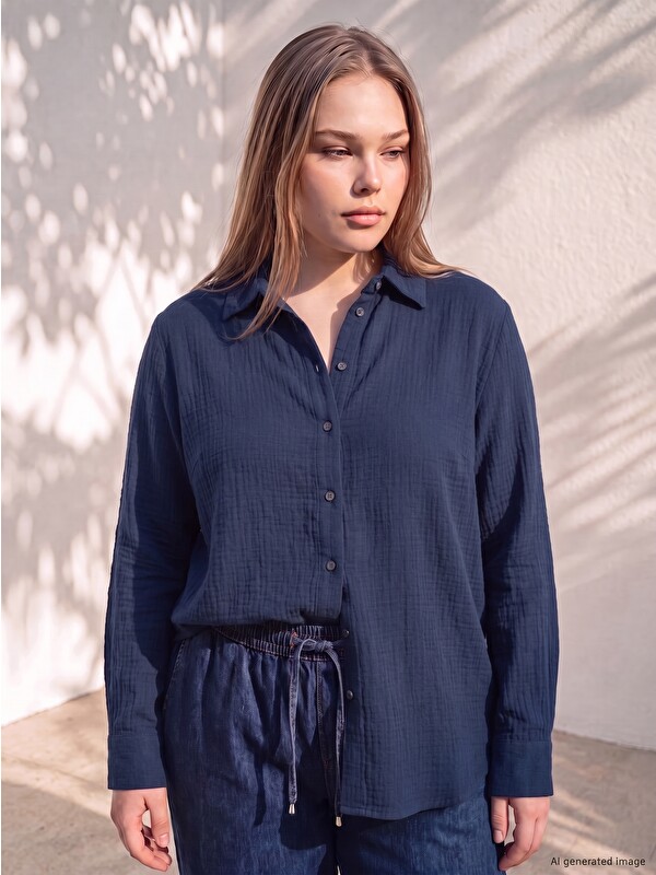 LCWAIKIKI Curve Plus Size Women's Shirt