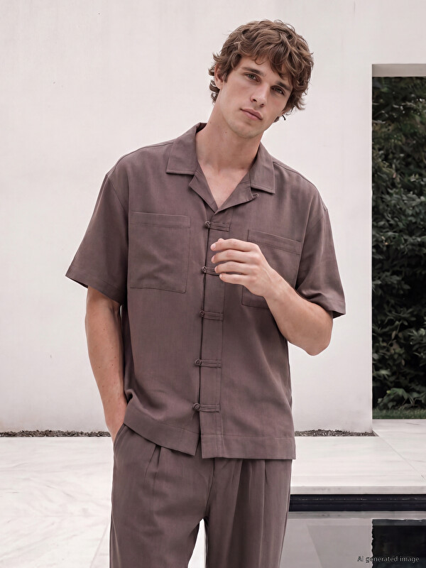LCW Vision Loose Fit Erkek Gömlek