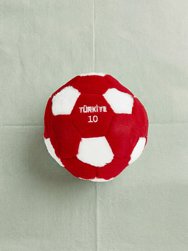 LCW HOME Türkiye Nakışlı Pelüş Futbol Topu Oyuncak