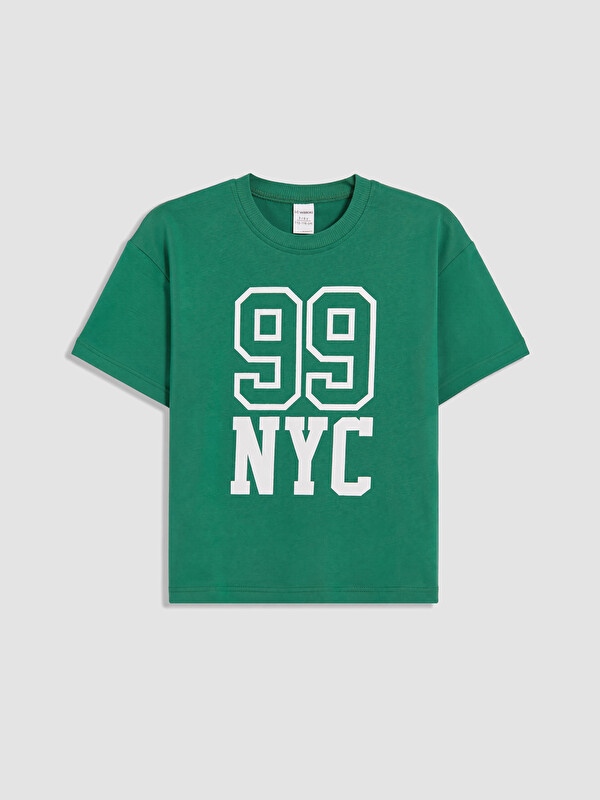 LCW Kids NYC Baskılı Erkek Çocuk Tişört