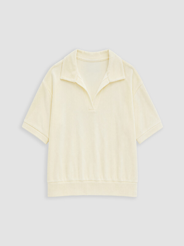 LCW Kids Polo Yaka Kız Çocuk Tişört