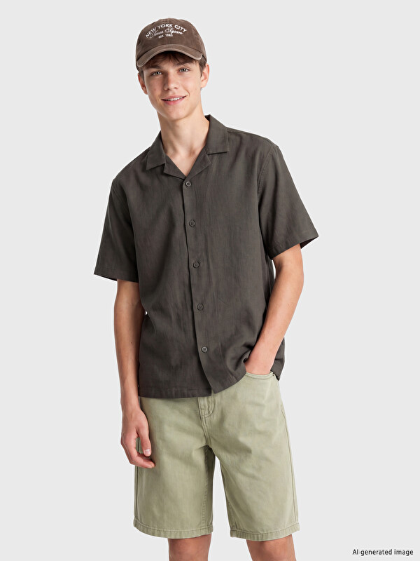 LCW Kids Short Sleeve Boys' Shirt