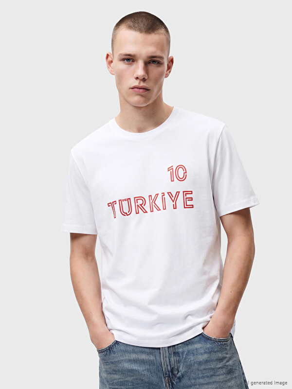 XSIDE Türkiye Baskılı Erkek Tişört