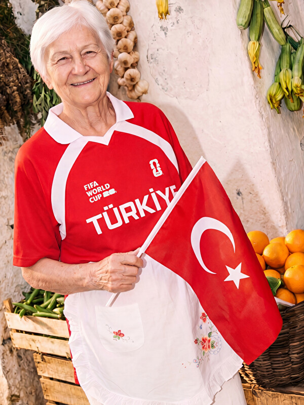 LC WAIKIKI Sopalı Türk Bayrağı 30x45 cm Alpaka kumaş