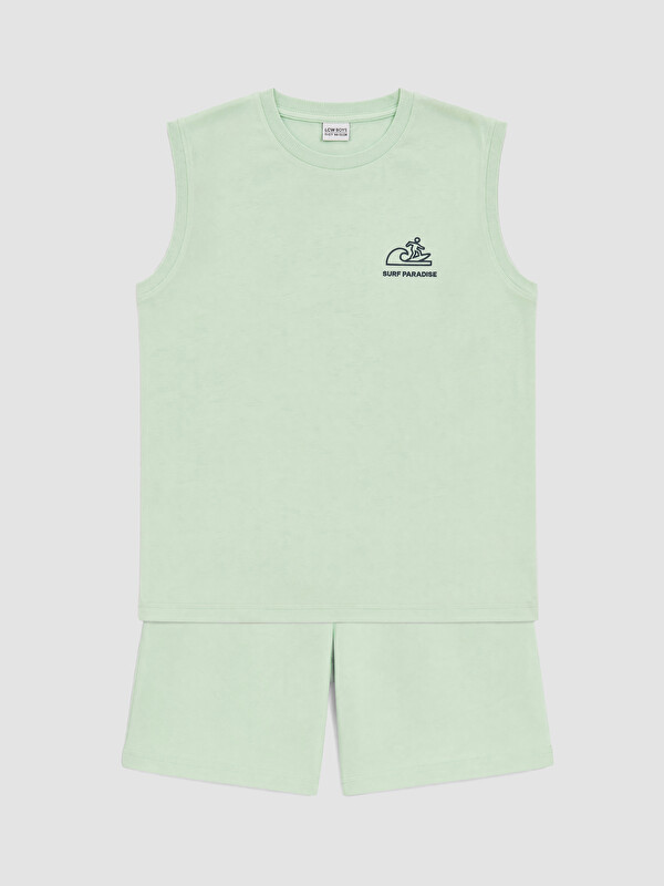 LCW Kids Printed Boys' Shorts Set