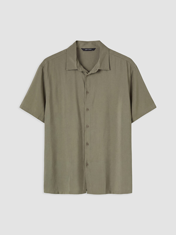 LCW Vision Regular Fit Dokulu Erkek Gömlek