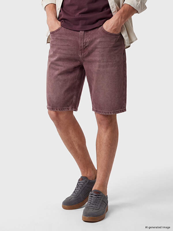 LCW ECO Regular Fit Men's Jean Shorts