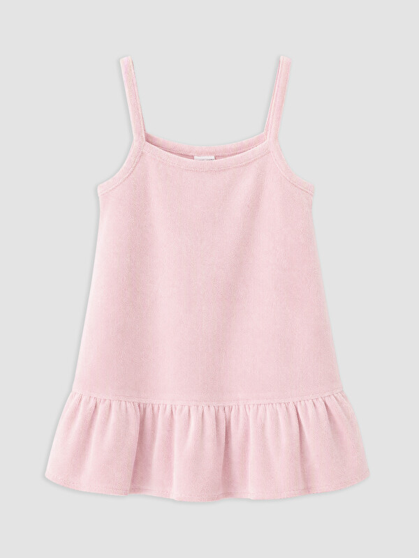 LCW baby Kız Bebek Askılı Elbise