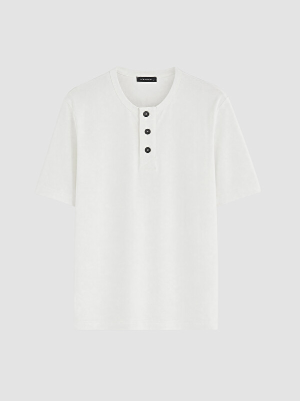 LCW Vision Henley Yaka Erkek Tişört
