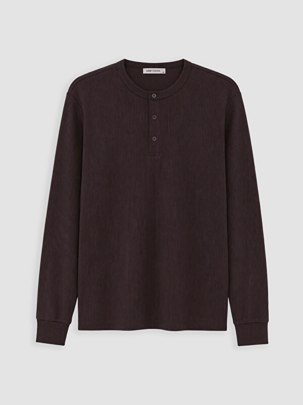 LCW Vision Henley Yaka Erkek Tişört