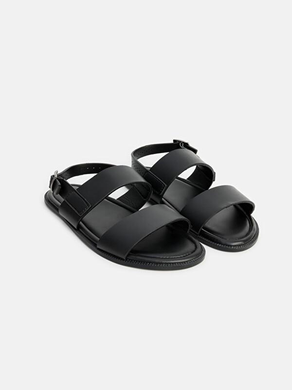 LCW STEPS Faux Leather Men's Sandal